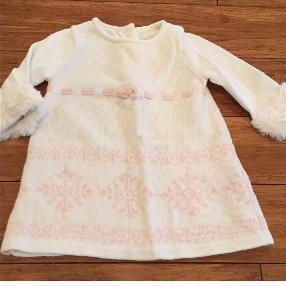 Janie & Jack sweater dress 0-3 months
